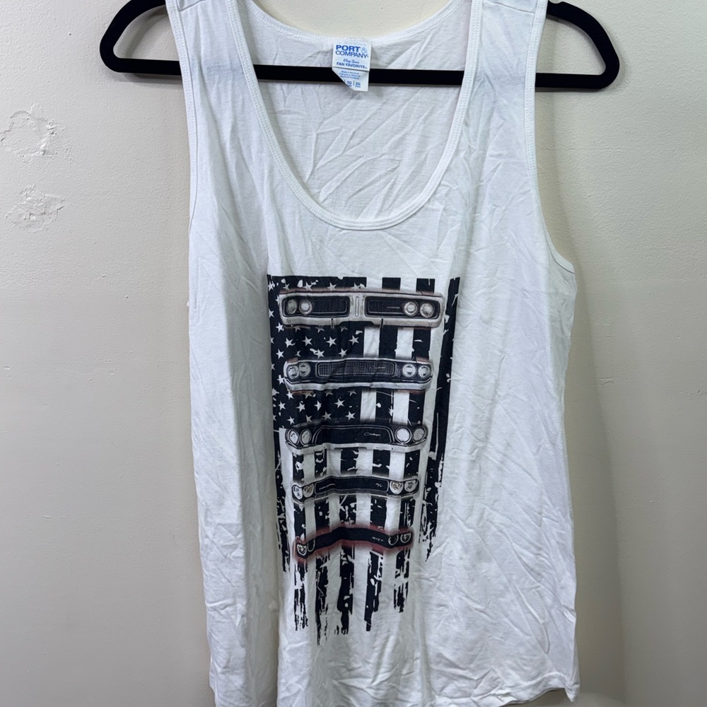 Port and Company White Women's Tank Top - Classic Sleeveless Tee
